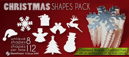 StyroShapes Christ decorations. EPS & styrofoam holiday shapes. 