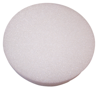 White Styrofoam Foam Disc - 10