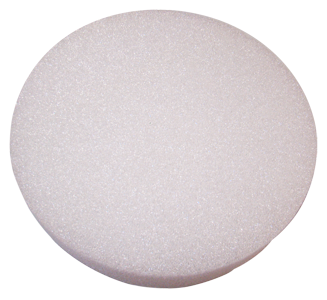 White Styrofoam Disc - 7.5" Diameter