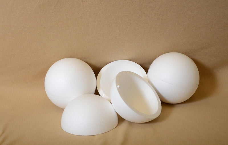 Large Foam Balls - Hollow White EPS Foam - up to 30" diameter